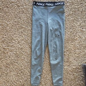 Nike Pro Performance Leggings Grey Sz sm